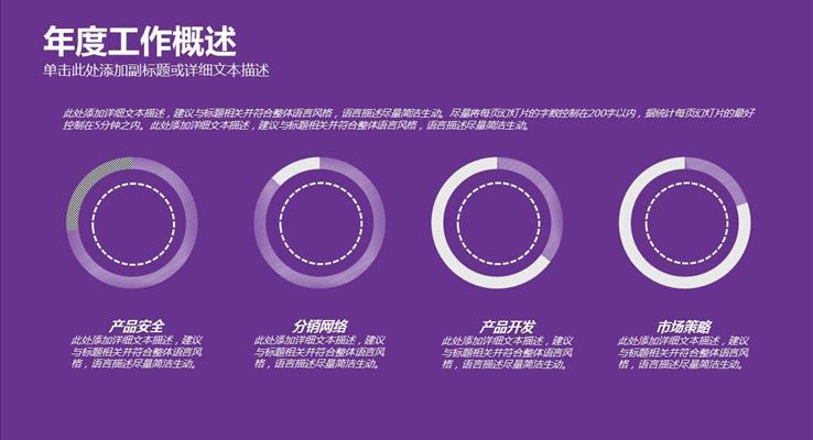 五彩過度IOS風(fēng)格年度工作報(bào)告總結(jié)