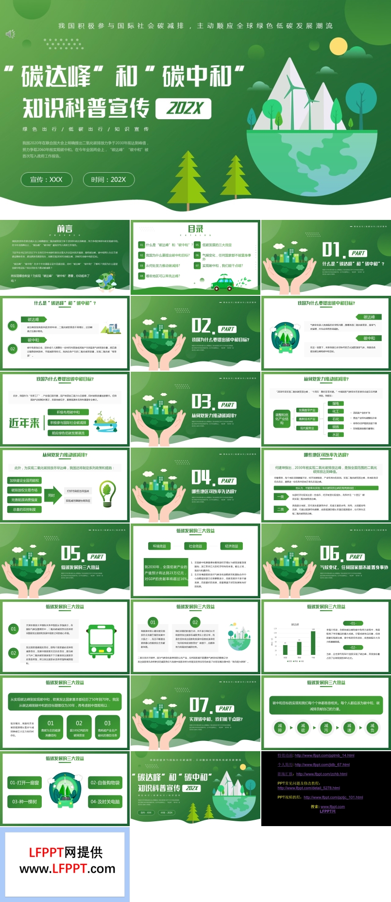 碳達(dá)峰”和“碳中和知識(shí)科普宣傳PPT